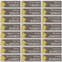 Rustiek Zonnebloem Hout 24 Bruiloft Gast Adres
