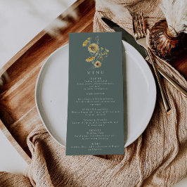 Rustiek Zonnebloem Menu
