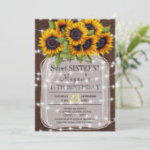 rustiek | Zonnebloemen licht metselaar pot zoet ze Kaart (Staand voorkant)