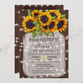 rustiek | Zonnebloemen licht metselaar pot zoet ze Kaart (Voorkant / Achterkant)