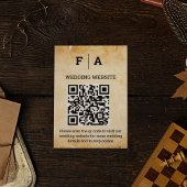  rustiek zwart bloeiend perkament informatiekaartje