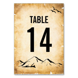  rustiek zwart bloeiend perkament kaart