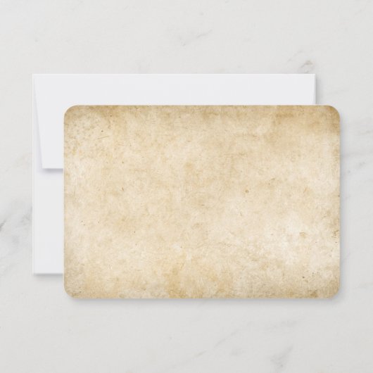  rustiek zwart bloeiend perkament RSVP-kaart RSVP Kaartje (Achterkant)