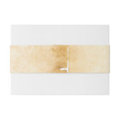  rustiek zwart bloeiend perkament uitnodigingen wikkel (Achterkant Voorbeeld)