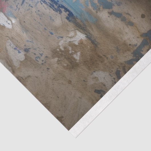 Rustiek Zwart  Bloemen Beer Decoupage Tissuepapier (Detail)