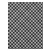 Rustiek zwart en grijs Buffalo Plaid Tafelkleed (Voorkant)