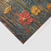Rustiek Zwart Lam Met Wildflowers Art Decoupage Tissuepapier (Detail)