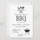 Rustiek Zwart-wit Plaid Repetitie diner Kaart (Voorkant)