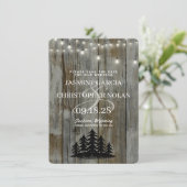 Rustiek Zwarte Woud Save The Date (Staand voorkant)