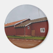 Rustiek Zweeds Cottage Magneet (Voorkant)