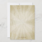 Rustieke  40e Verjaardagsfeestuitnodiging Kaart (Achterkant)