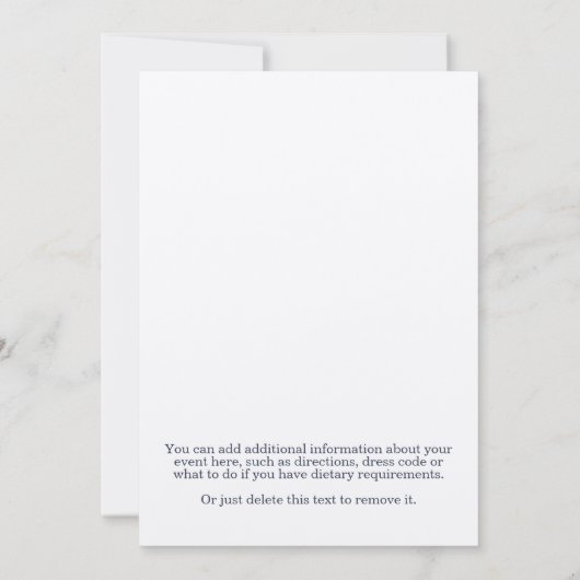 Rustieke 50e bruiloft Jubileum Floral Kraft Kaart (Achterkant)