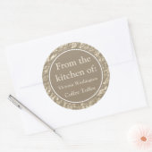 Rustieke aangepaste bakkerij keuken cadeau Label S (Envelop)