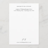 Rustieke Aarde & Champagne Bloemen Details Informatiekaartje (Achterkant)