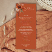 Rustieke aarde & champagne bloemen - Terracotta Me Menu