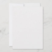 Rustieke Aardse Aquarel Bloem Bruiloft Save The Date (Achterkant)