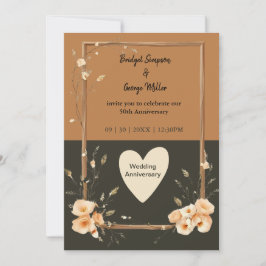 Rustieke Aardse Bloemen Harmonie Huwelijk