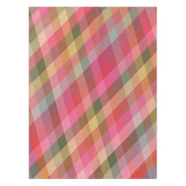 Rustieke Aardse Geometrische Plaid Patroon Warme T Tafelkleed