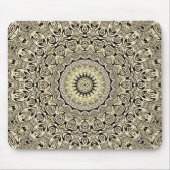 Rustieke aardse tribale stijl Mandala Muismat (Voorkant)