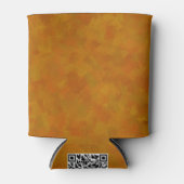 Rustieke Abstracte hedendaagse geometrische kunst Blikjeskoeler (Voorkant)