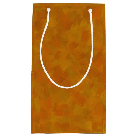 Rustieke Abstracte hedendaagse geometrische kunst Klein Cadeauzakje (Voorkant)