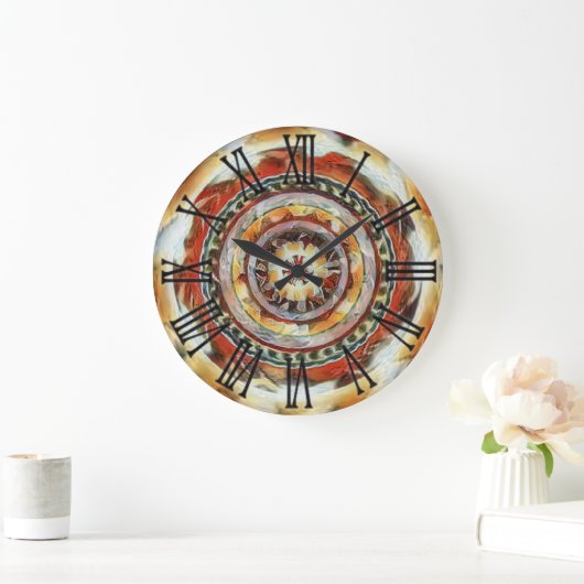 Rustieke Abstracte zuidwestelijke muurklok Grote Klok (Huis)
