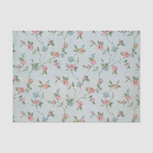 Rustieke achtergrond bloeien voor decoupage kunstw tissuepapier (Voorkant)