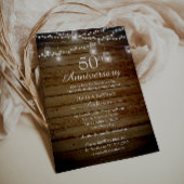 Rustieke achtertuin 50e Jubileum Kaart