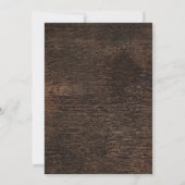 Rustieke achtertuin BBQ zomerfeest Kaart (Achterkant)