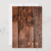 Rustieke achtertuin koppels ik doe BBQ repetitie d Kaart (Achterkant)