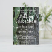 Rustieke achtertuin schuur hout en kruiden Trouwen Kaart (Staand voorkant)