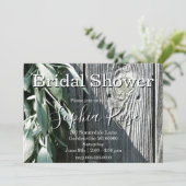 Rustieke achtertuin schuur hout en salie Vrijgezel Kaart (Staand voorkant)