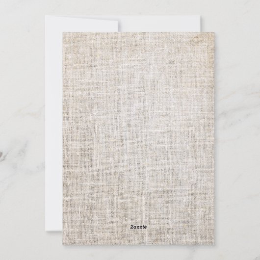 Rustieke acryl bloemen zal je mijn bruidsmeisje zi feestdagenkaart (Achterkant)