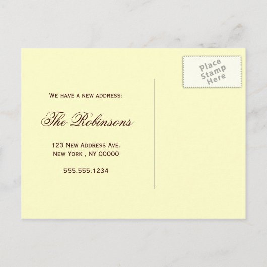 Rustieke adreswijziging Mason Jar Sunflower Aankondigingskaart (Achterkant)