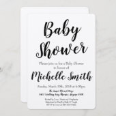 Rustieke Ambachtelijke Baby Shower Uitnodiging (Voorkant / Achterkant)