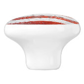 Rustieke Amerikaanse Patriottische Vlag Keramische Knop (Zijkant)