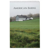 Rustieke Amerikaanse Schuren Kalender (Hoes)
