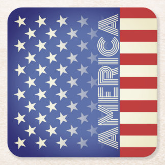 Rustieke Amerikaanse thema onderzetters