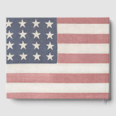 Rustieke Amerikaanse vlag Gastenboek (Achterkant)