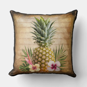 Rustieke Ananas Franse Calligrafie stijlvol Chic Kussen