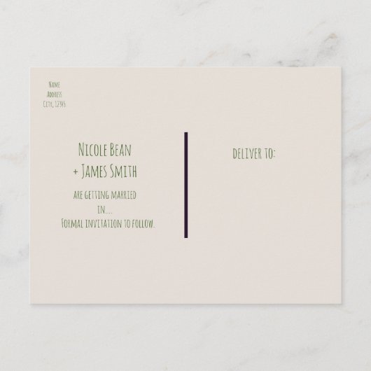 Rustieke Ananas Tropical Hawaiian Save The Date Aankondigingskaart (Achterkant)