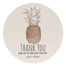 Rustieke Ananas Tropische Hawaïaanse bruiloft