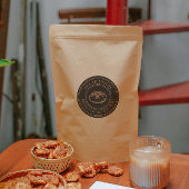 Rustieke Anthrazit Bakkerij Gebakken Goederen Broo Ronde Sticker