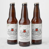 Rustieke appelcider gepersonaliseerd flesetiket bier etiket (Flessen)