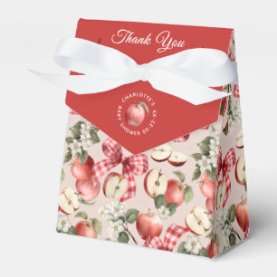 Rustieke Apple Baby shower voorkeurstassen Bedankdoosjes