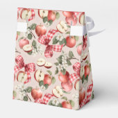Rustieke Apple Baby shower voorkeurstassen Bedankdoosjes (Achterkant)