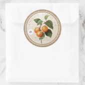  rustieke Apricot Jam gepersonaliseerde R Label (Tas)