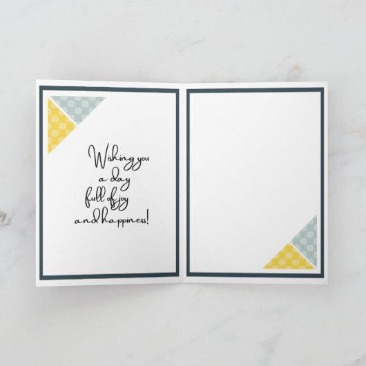 Rustieke Arabesque verjaardag Duizelig en heldere  Kaart (Binnen)