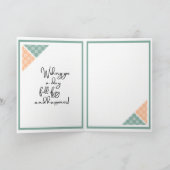 Rustieke Arabesque Verjaardag in Pastels Kaart (Binnen)