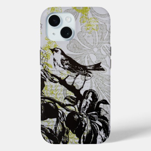rustieke armoedige elegantie franse landvogel Case-Mate iPhone case (Achterkant)